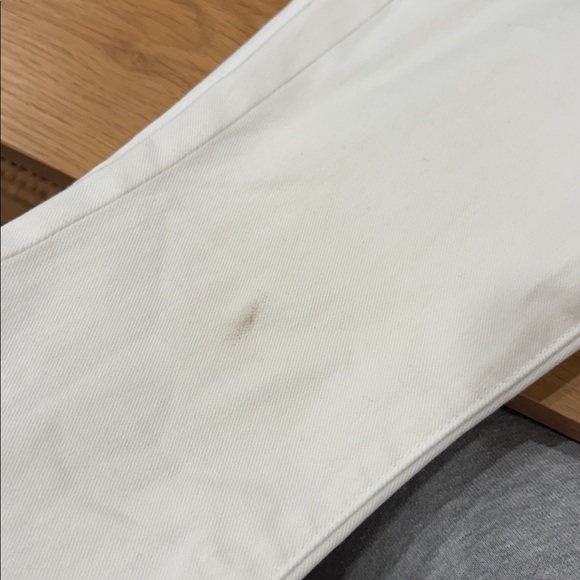 Mother the looker ankle fray jeans glass slipper wash white jeans - Picture 9 of 10